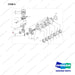 150121-00533 PISTON AND CRANKSHAFT GP - STD - full parts diagram, item 5 marked - genuine Doosan / Bobcat forklift part