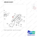 180102-01037 MOUNT GROUP;FOAM - parts diagram, item 16 shown - genuine Doosan / Bobcat forklift part