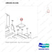 180102-01156 MOUNT GROUP;FOAM - parts diagram, item 22 shown - genuine Doosan / Bobcat forklift part
