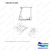 180102-01300 MOUNT GROUP;FOAM - full parts diagram, item 1 marked - genuine Doosan / Bobcat forklift part