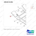 180102-01300 MOUNT GROUP;FOAM - parts diagram, item 1 shown - genuine Doosan / Bobcat forklift part