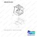 180102-01357 FOAM ASSY;OVHD ,T4 - full parts diagram, item 8 marked - genuine Doosan / Bobcat forklift part