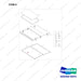 180102-02309 OVERHEAD GUARD;4T,STANDARD M/A - full parts diagram, item 8 marked - genuine Doosan / Bobcat forklift part