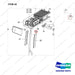 180102-02431 AIRCON SYSTEM;2T - parts diagram, item 44 shown - genuine Doosan / Bobcat forklift part