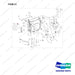 180102-02632 RADIATOR GROUP;OPEN CORE - full parts diagram, item 21 marked - genuine Doosan / Bobcat forklift part