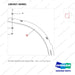 180307-00981 OPTION-FENDER;FOR SINGLE TIRE - parts diagram, item 1 shown - genuine Doosan / Bobcat forklift part