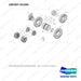 180307-01285 TIRE GROUP;SOLID,DOUBLE,ODB - full parts diagram, item 2 marked - genuine Doosan / Bobcat forklift part