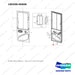 180308-00608 DOOR ASSY,SIDE;LH - full parts diagram, item 12 marked - genuine Doosan / Bobcat forklift part