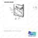 180308-00608 DOOR ASSY,SIDE;LH - parts diagram, item 12 shown - genuine Doosan / Bobcat forklift part