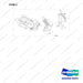 180316-00045 MUD GUARD GROUP;REAR - full parts diagram, item 2 marked - genuine Doosan / Bobcat forklift part