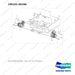 190101-00290 AXLE GROUP,DRIVE - full parts diagram, item 1 marked - genuine Doosan / Bobcat forklift part