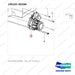190101-00290 AXLE GROUP,DRIVE - parts diagram, item 1 shown - genuine Doosan / Bobcat forklift part