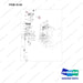 190203-00185 HANDLE & LINKAGE GROUP;BOBCAT - full parts diagram, item 33-02 marked - genuine Doosan / Bobcat forklift part