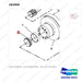1B3908 AXLE GP-DRIVE - (2/2)-D45S(LC600) - parts diagram, item 8 shown - genuine Doosan / Bobcat forklift part