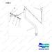1D4716 GAUGE GP-OIL LEVEL - (DIPSTICK) - full parts diagram, item 3 marked - genuine Doosan / Bobcat forklift part