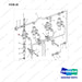1W8205 LINES GP-FUEL INJECTION - full parts diagram, item 20 marked - genuine Doosan / Bobcat forklift part