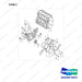 2.430-00249 Gear Housing Gp - full parts diagram, item 2 marked - genuine Doosan / Bobcat forklift part