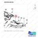 220104-00135 PANEL;GROUP-OUTER - 14.4 - parts diagram, item 36 shown - genuine Doosan / Bobcat forklift part