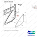 220104-00233 DOOR ASSY;RH - parts diagram, item 16 shown - genuine Doosan / Bobcat forklift part