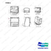 220104-00590 INTERIOR;GROUP,16TON - full parts diagram, item 6 marked - genuine Doosan / Bobcat forklift part