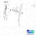 220104-00609 CROWN INFO LINK READY;CABIN - parts diagram, item 14 shown - genuine Doosan / Bobcat forklift part