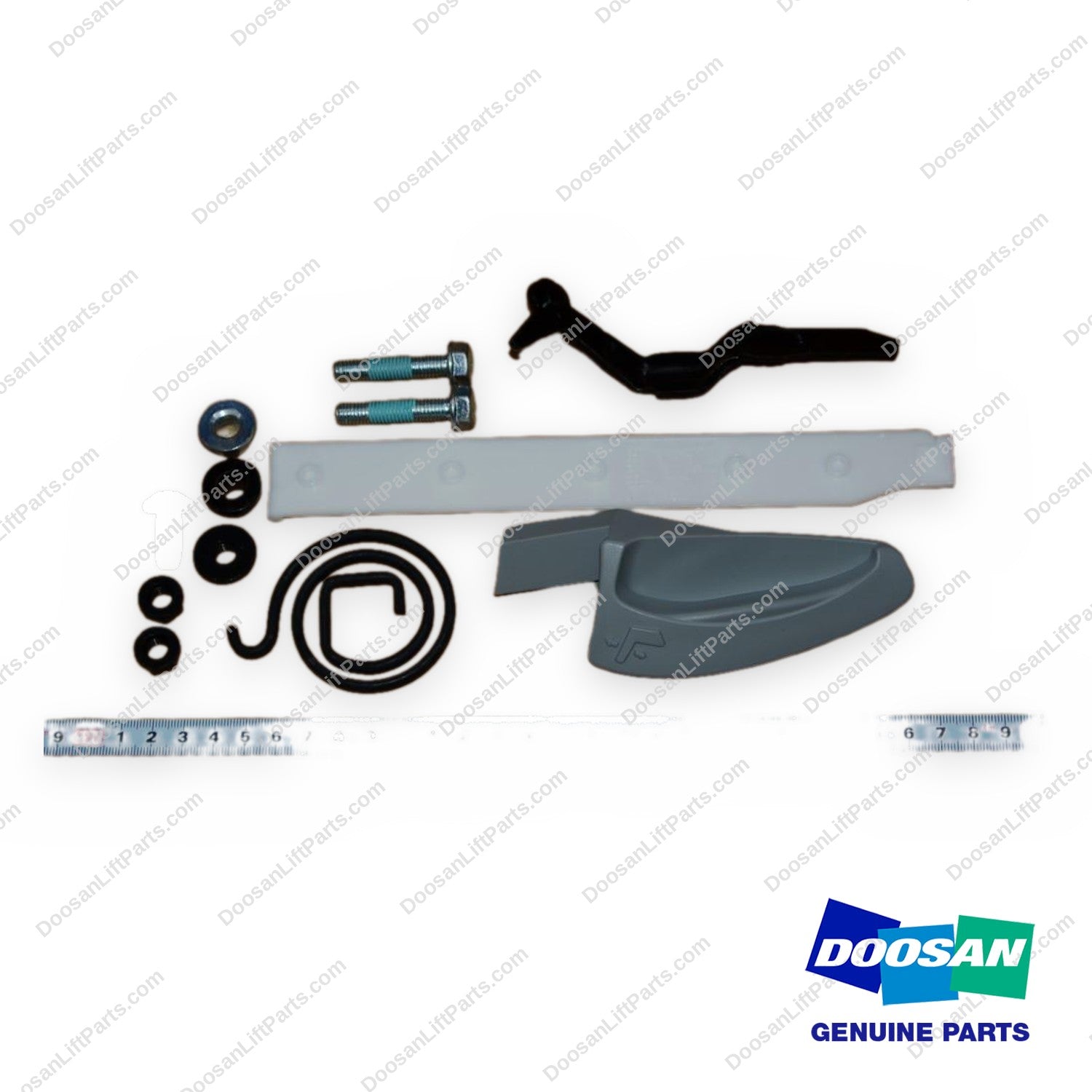 220108-00017 - Backrest Adjust Kit Head Rest - OEM Doosan Daewoo Bobcat
