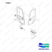 220109-00088 DOOR ASSY;LH - full parts diagram, item 6 marked - genuine Doosan / Bobcat forklift part