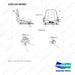 220110-00361 SEAT - full parts diagram, item 1 marked - genuine Doosan / Bobcat forklift part