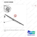220202-00068 WIPER ASSY;FOR MODULAR CABIN(24V) - parts diagram, item 6 shown - genuine Doosan / Bobcat forklift part