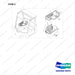 220204-01133 COVER GROUP;PILOT BOX,D70 - full parts diagram, item 2 marked - genuine Doosan / Bobcat forklift part