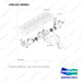 240102-00063 EXHAUST MANIFOLD - full parts diagram, item 1-1B marked - genuine Doosan / Bobcat forklift part