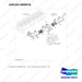 240102-00097A EXHAUST MANIFOLD - full parts diagram, item 1-2A marked - genuine Doosan / Bobcat forklift part