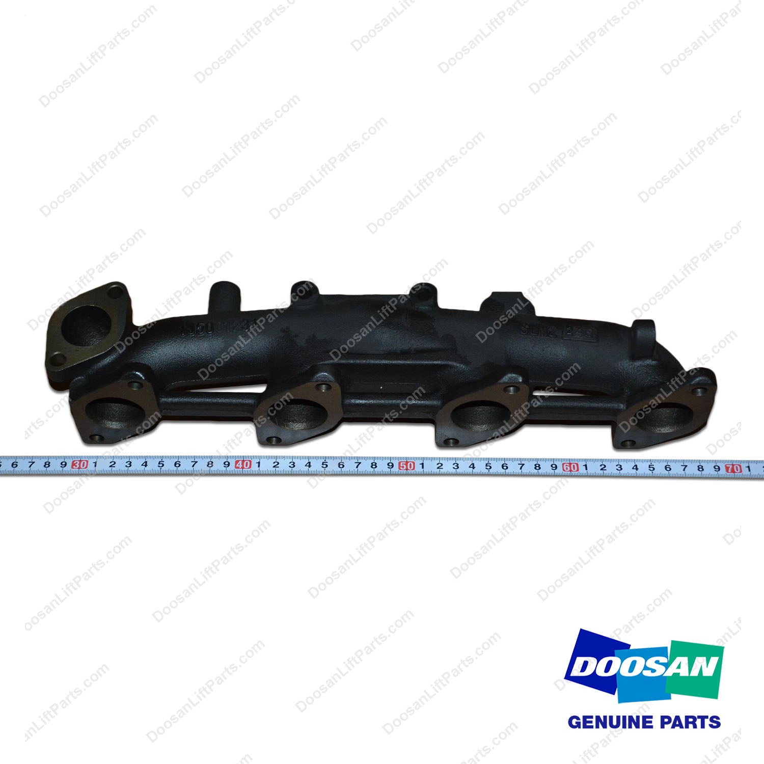 Manifold,Exhaust;kubota,T-4,INT,EG - Doosan Forklift Part 240102-00227