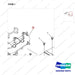 240102-00806 EXHAUST MANIFOLD GP - parts diagram, item 1 shown - genuine Doosan / Bobcat forklift part