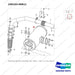 240103-00811 MUFFLER GROUP; EXHAUST PSI, TIER-3 - parts diagram, item 1 shown - genuine Doosan / Bobcat forklift part