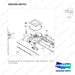 250105-00757 Changeover AR. Air Conditioner Gp - Rear Condenser - parts diagram, item 5 shown - genuine Doosan / Bobcat forklift part