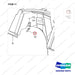 250121-00111 WEIGHT GROUP,COUNTER;6TON - parts diagram, item 11 shown - genuine Doosan / Bobcat forklift part