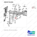 250127-01204 HOOD ASSY - parts diagram, item 34 shown - genuine Doosan / Bobcat forklift part