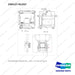 250127-01257 TACHOMETER GROUP;FCU - full parts diagram, item 2 marked - genuine Doosan / Bobcat forklift part