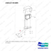 250127-01589 LAMP ASSY,HEAD;FENDER LH,LED T/SIGNAL - full parts diagram, item 3 marked - genuine Doosan / Bobcat forklift part