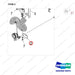 250127-02290 AIR GUN;CABIN - parts diagram, item 2 shown - genuine Doosan / Bobcat forklift part
