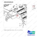 250128-00133 FRAME GROUP;D160 TIER 4 - parts diagram, item 27 shown - genuine Doosan / Bobcat forklift part