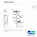 250204-00388 Changeover AR. Air Conditioner Gp - Top Condenser - parts diagram, item 3 shown - genuine Doosan / Bobcat forklift part