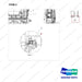 250204-02466 Lift & Tilt Mounting Gp - STD (MFH 2030mm Only) - parts diagram, item 2 shown - genuine Doosan / Bobcat forklift part