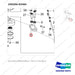 250204-03365 AXLE ASSY,STEER;DV180S-7 - parts diagram, item 5 shown - genuine Doosan / Bobcat forklift part