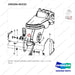 250204-05232 MOUNT GROUP;ARMREST,3WAY;DAEWON - parts diagram, item 7 shown - genuine Doosan / Bobcat forklift part