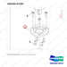 250204-07287 MOTOR GROUP;EPS - parts diagram, item 2 shown - genuine Doosan / Bobcat forklift part