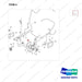 250204-08957 CHASSIS HARNESS GROUP;INFOLINK, FS - parts diagram, item 4 shown - genuine Doosan / Bobcat forklift part