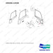 250204-13328 CABIN,MODULAR;LH DOOR - full parts diagram, item 3 marked - genuine Doosan / Bobcat forklift part