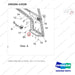 250204-13328 CABIN,MODULAR;LH DOOR - parts diagram, item 3 shown - genuine Doosan / Bobcat forklift part